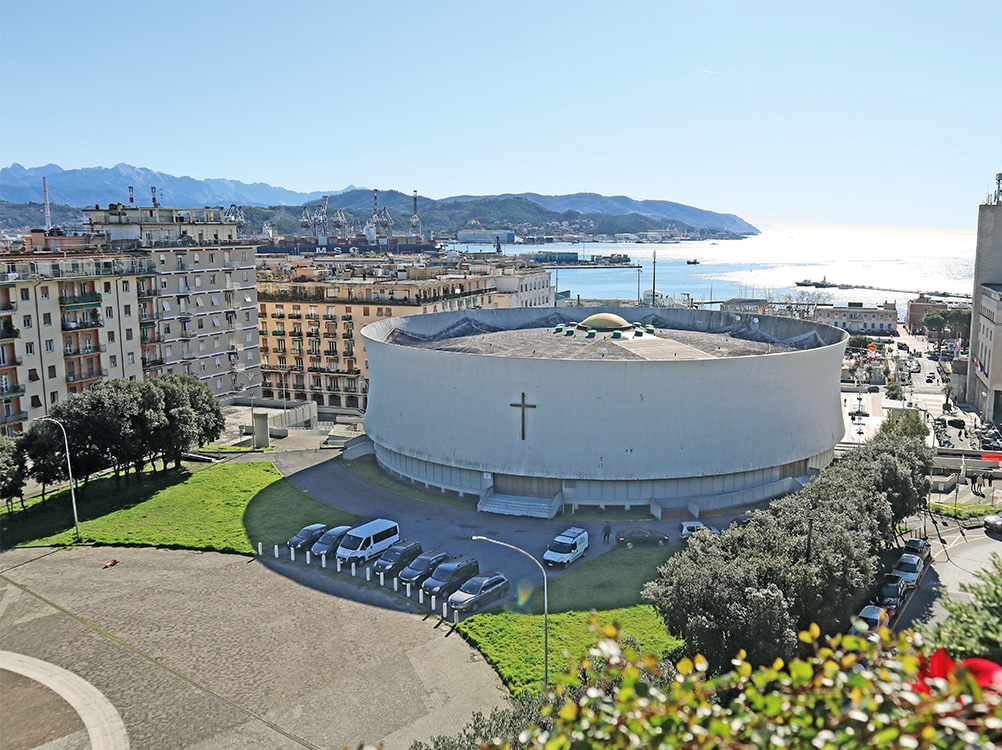 La cattedrale di Cristo Re, il più importante luogo di culto cattolico de La Spezia.